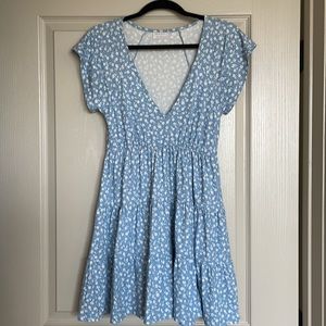 Urban Outfitters Julia Ruffle Mini Dress